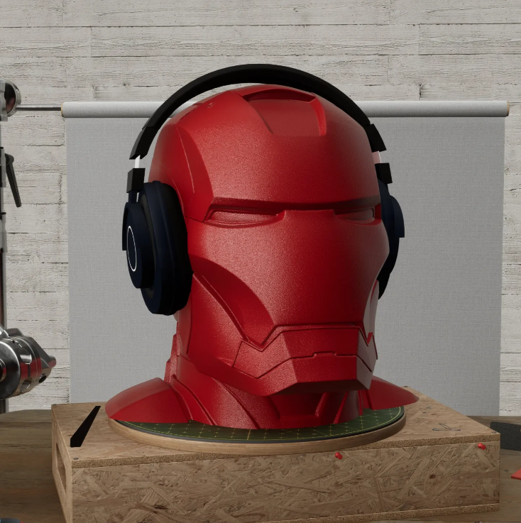 Headphone Stand - Iron Man