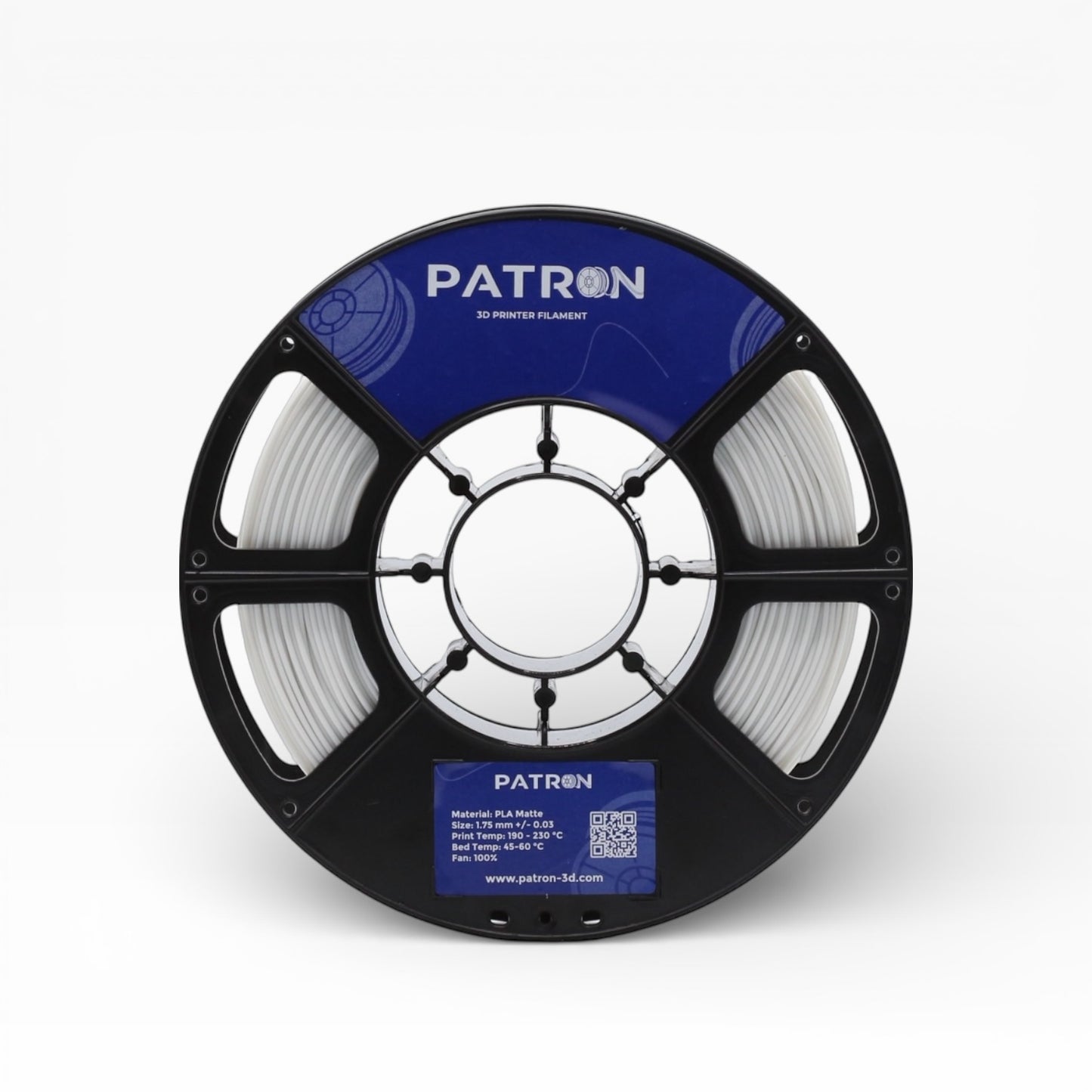 Patron Matte PLA 3D Printer Filament — Off White