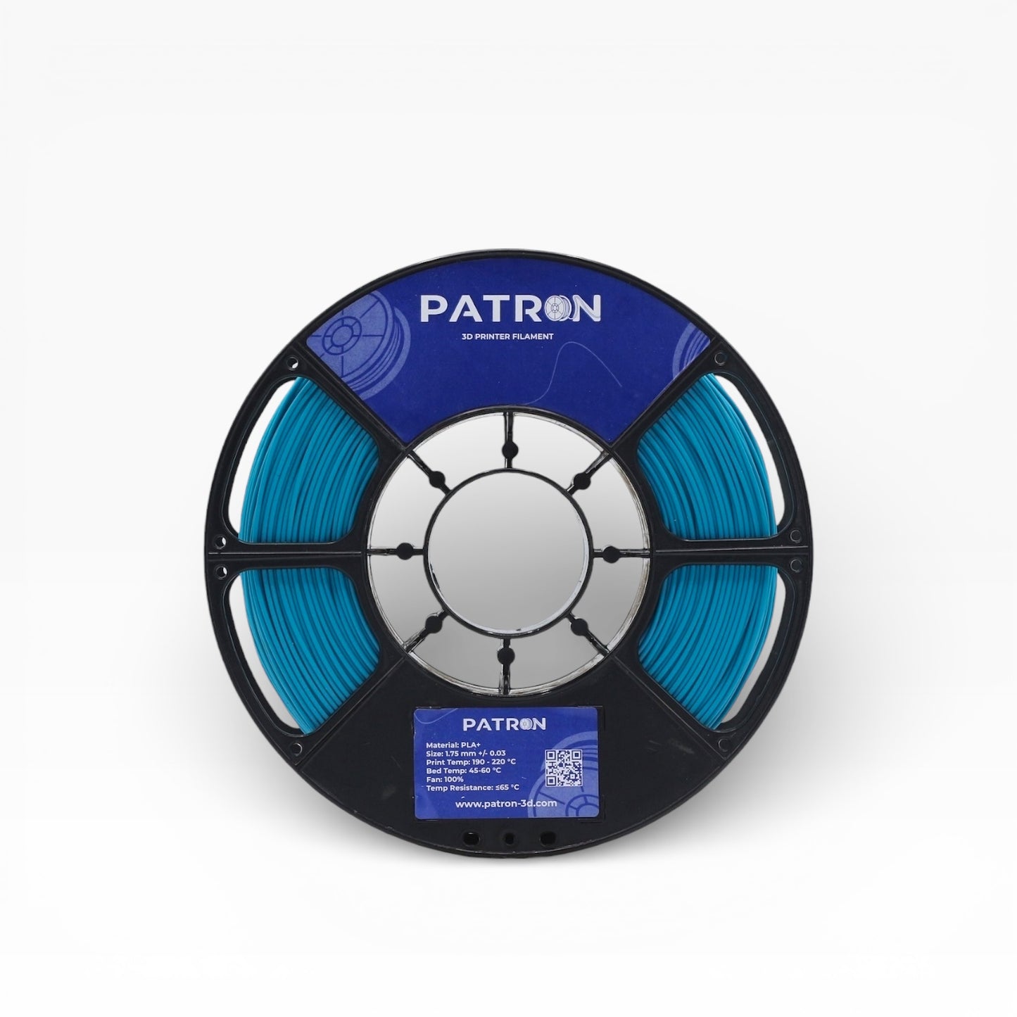 Patron PLA+ 3D Printer Filament — Cyan