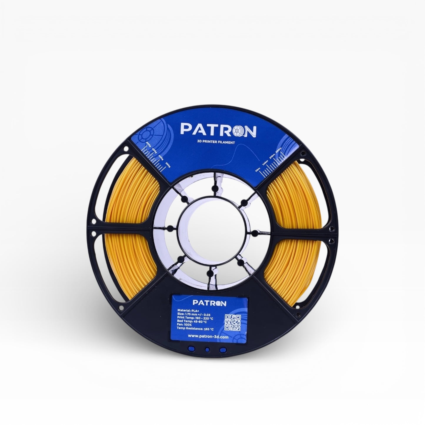 Patron PLA+ 3D Printer Filament — Gold
