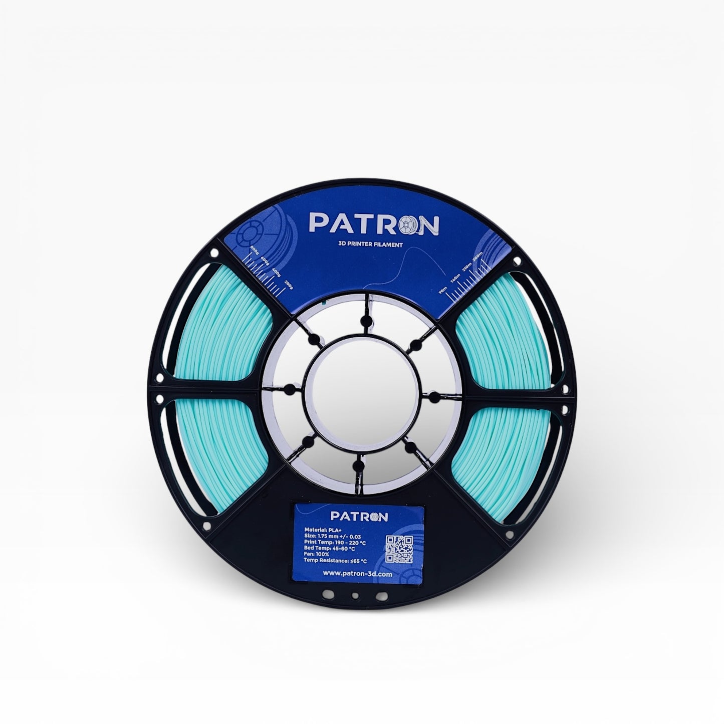Patron PLA+ 3D Printer Filament — Light Turquoise