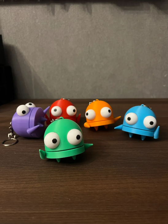 R.E.P.O. Bot Keychain by Solidforms2 ( Toy )