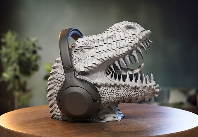 Headphone Stand - Dino by SolidForms ( )