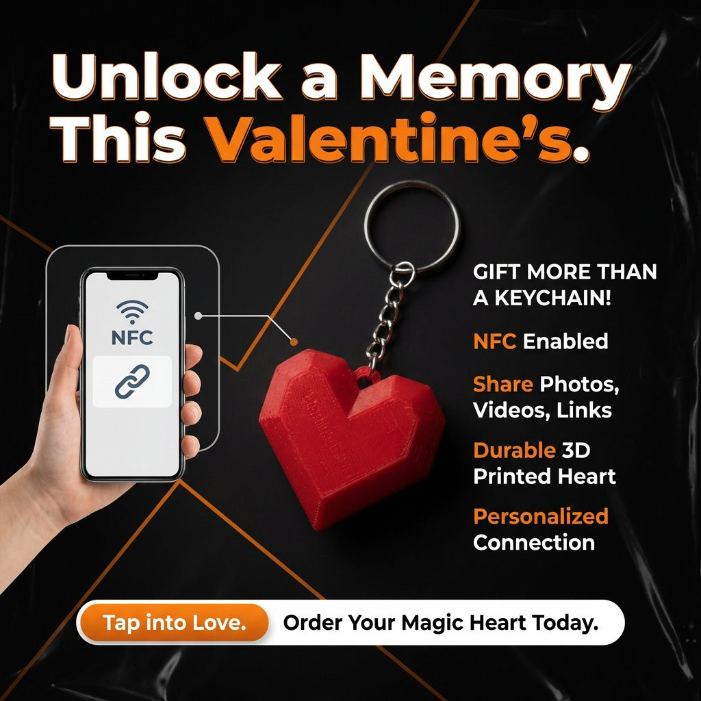 Magic Heart Keychain by SolidForms ( Keychain )