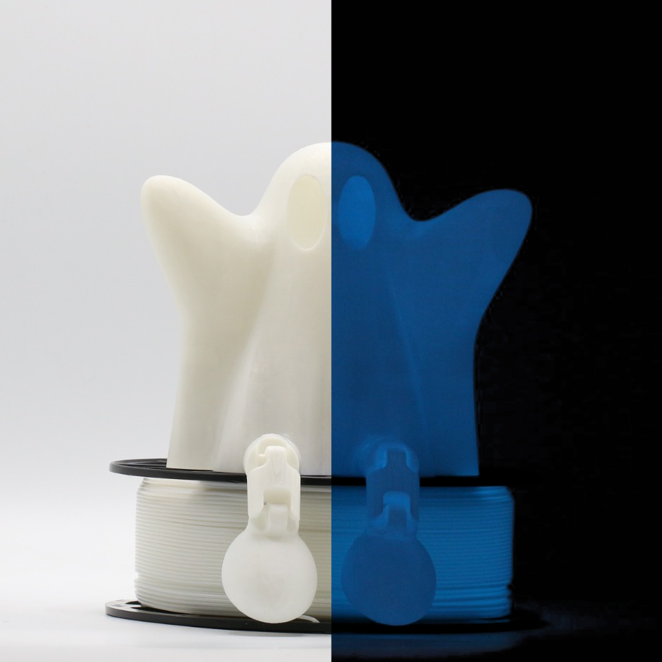 Blue Luminous PLA (Glow in the Dark) by Patron ( Filament )