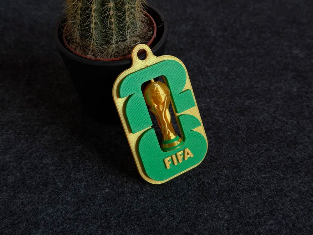 Rotating 2026 World Cup Keychain by SolidForms ( )