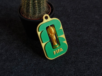 Rotating 2026 World Cup Keychain by SolidForms ( )