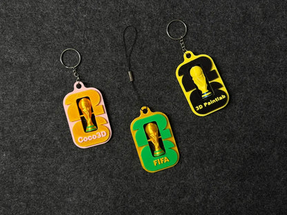Rotating 2026 World Cup Keychain by SolidForms ( )