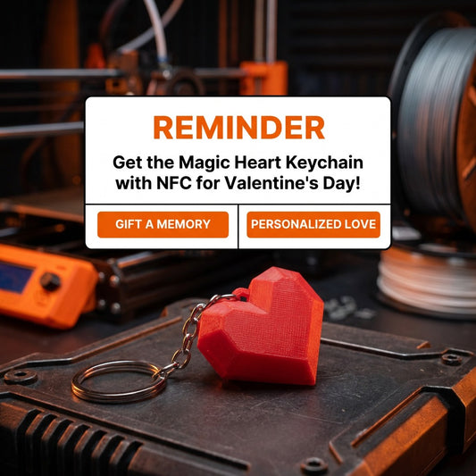 Magic Heart Keychain by SolidForms ( Keychain )