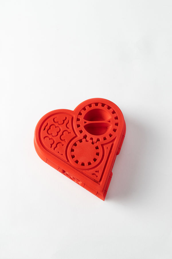 Mechanical Valentine Box - with Working Gear Lock by SolidForms ( Gift Box )