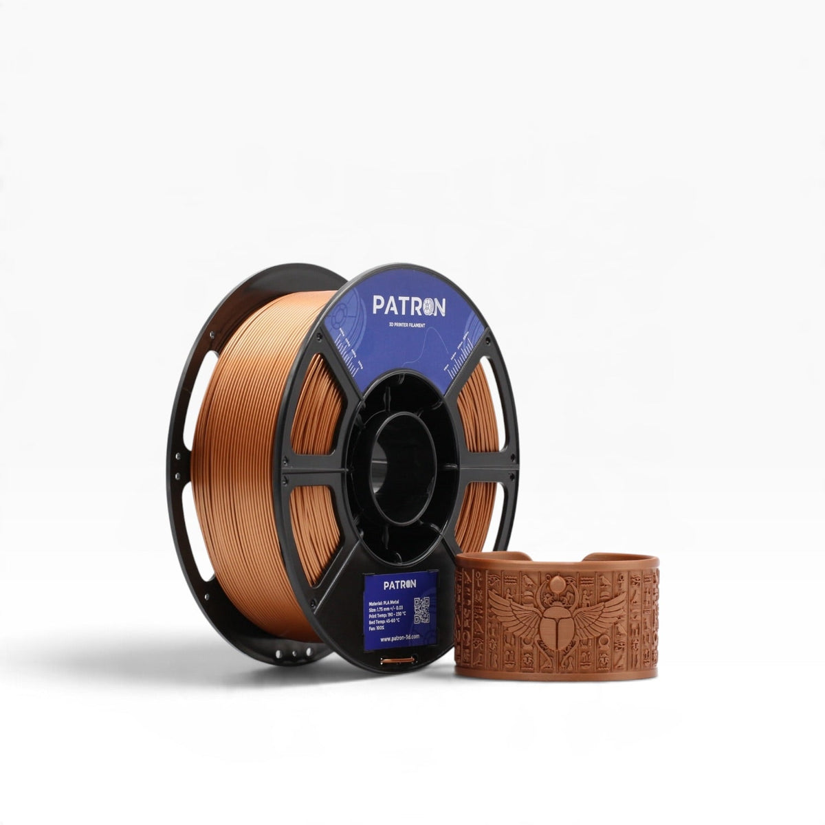 Burnt Orange PLA Metal by Patron ( Filament )