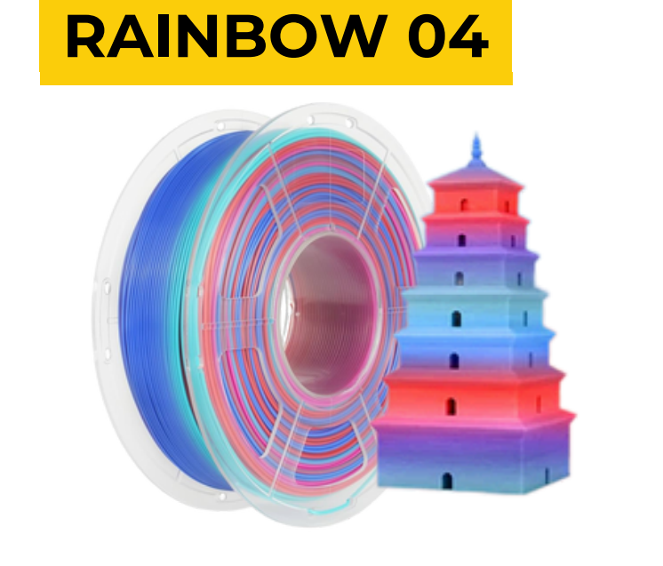 Rainbow 4 Multicolor Matte PLA