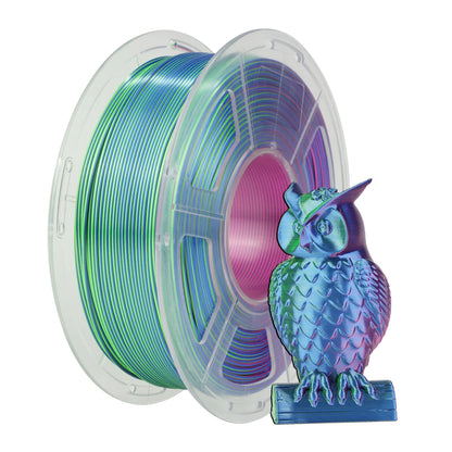 Blue-Green-Purple Tri Color Silk PLA+