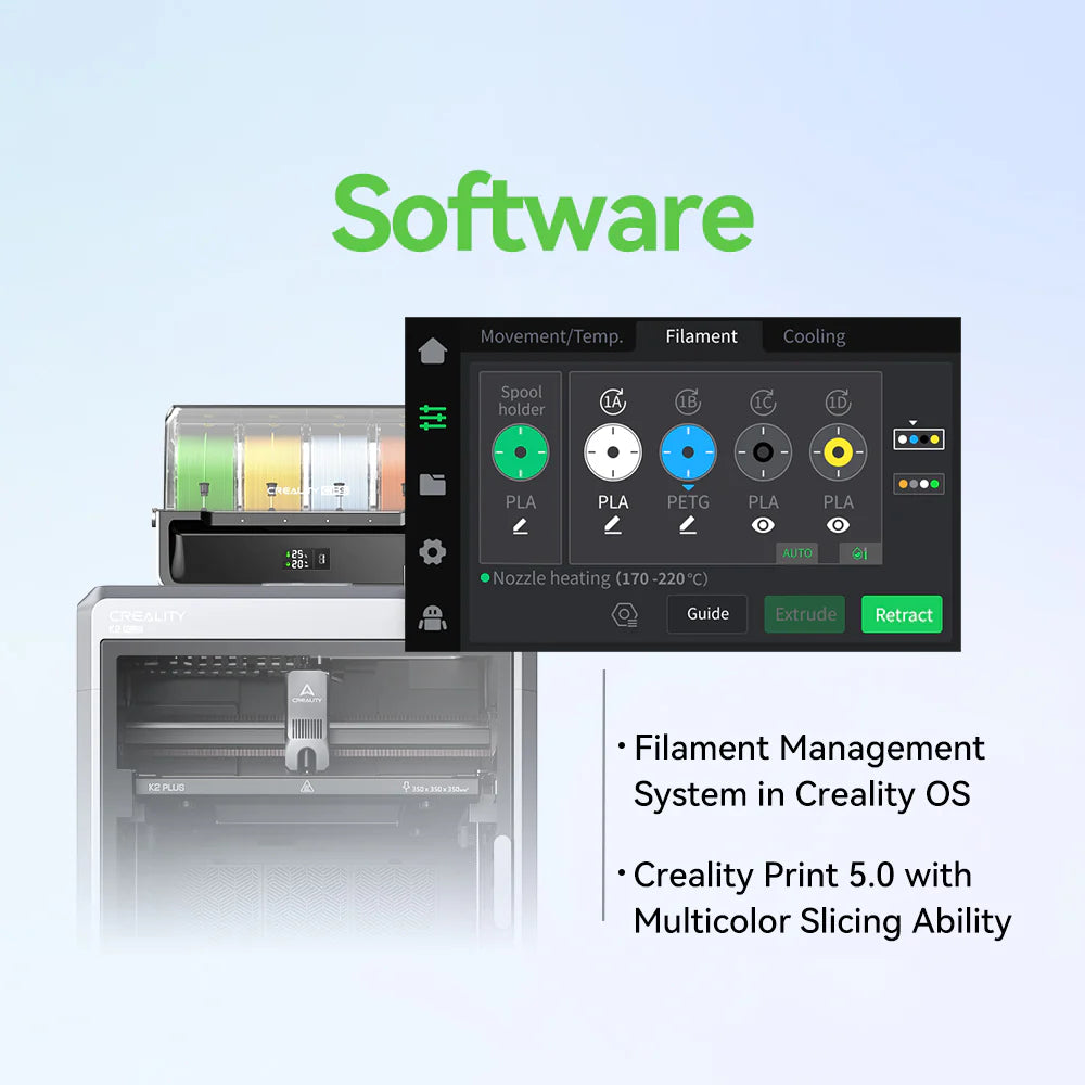 Creality K2 Plus Combo - Multicolor Core XY 3D Printer