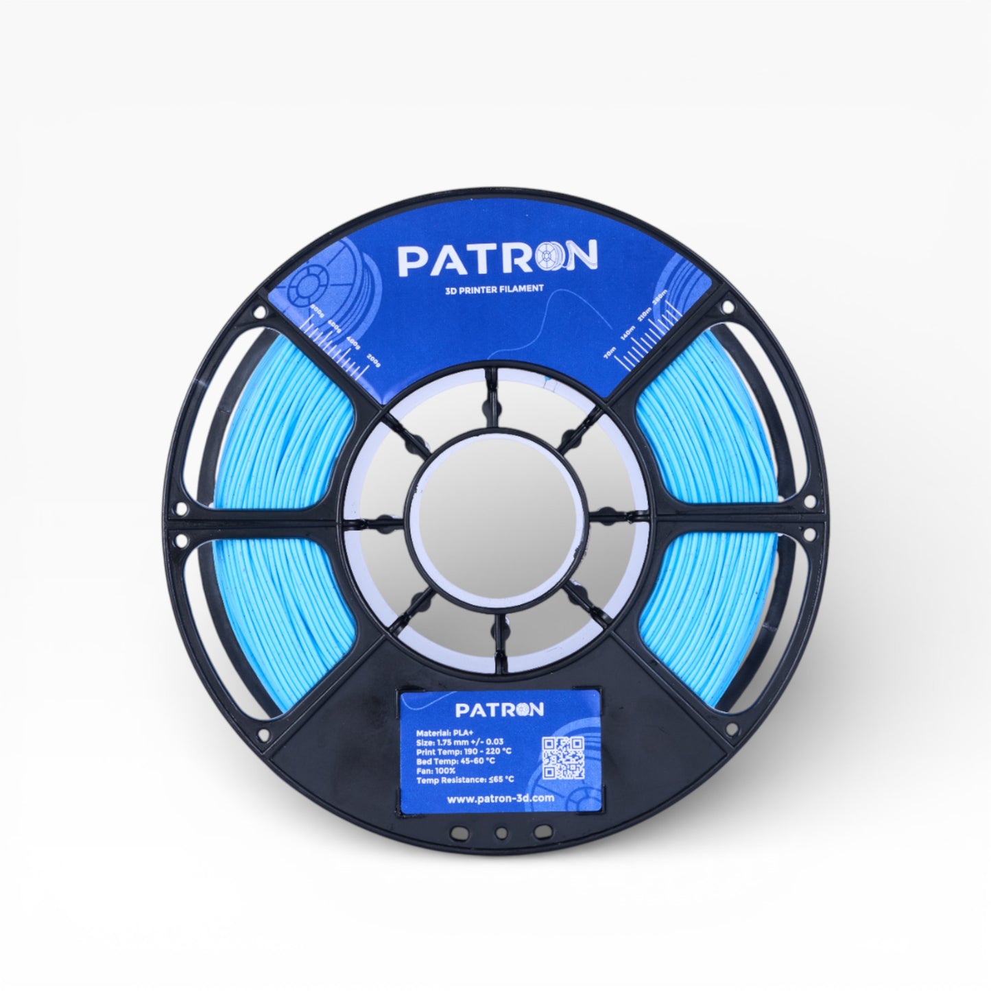 Patron Marble PLA 3D Printer Filament — Baby Blue