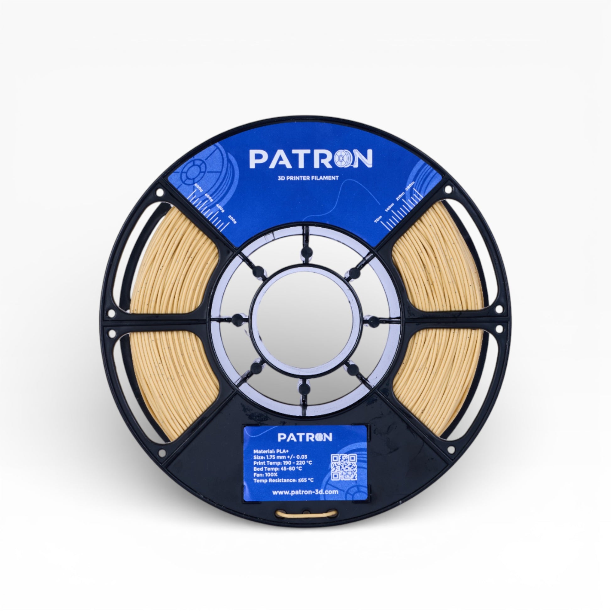 Patron Marble PLA 3D Printer Filament — Mocha