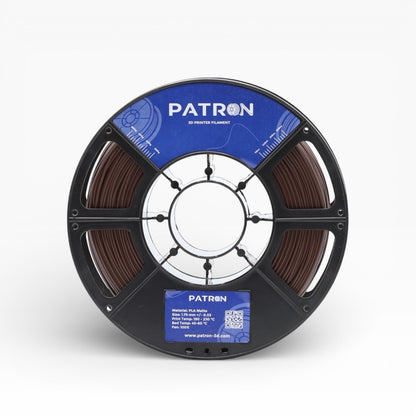 Patron Matte PLA 3D Printer Filament — Chocolate Brown