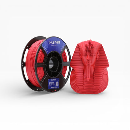 Patron Matte PLA 3D Printer Filament — Fire Red