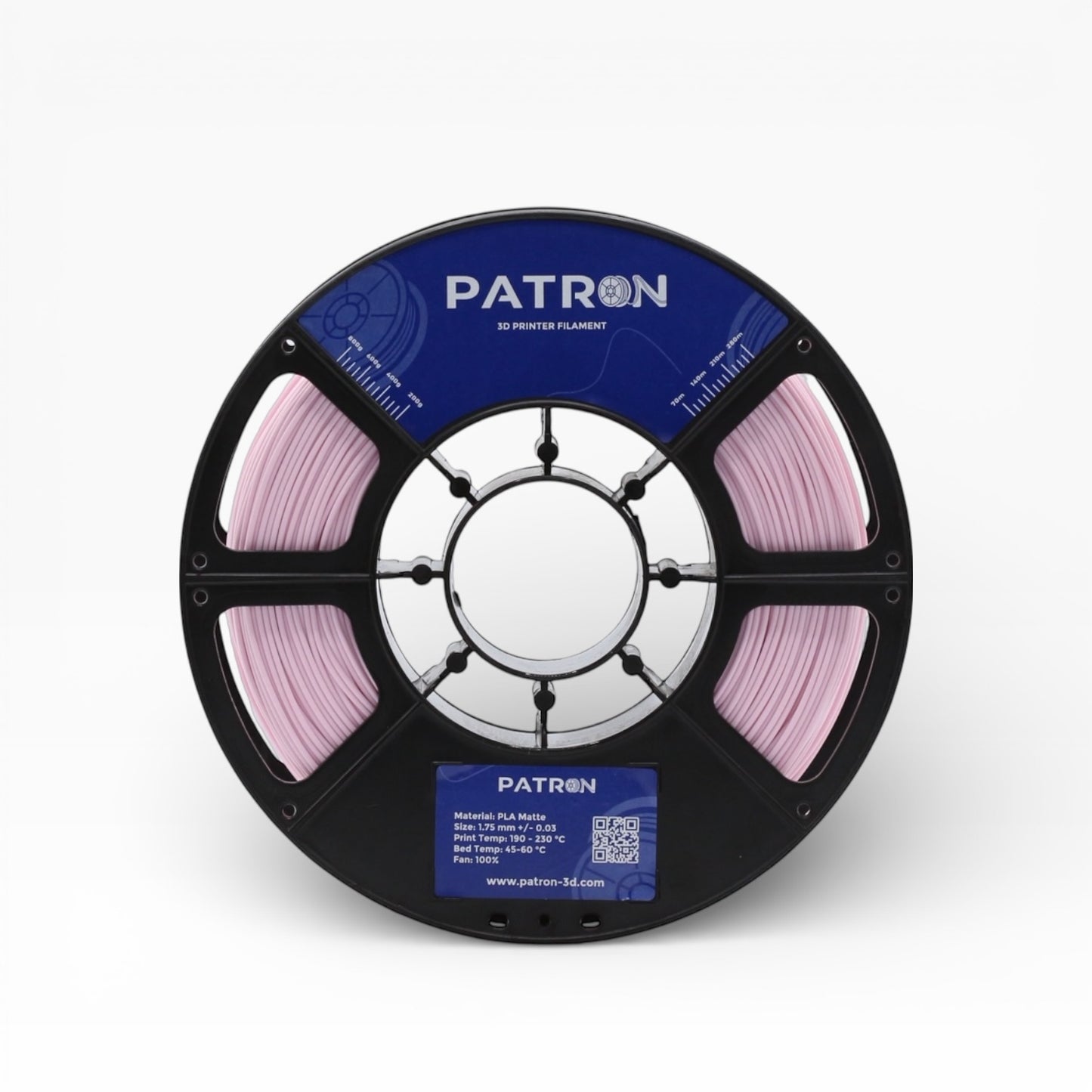 Patron Matte PLA 3D Printer Filament — Flamingo Pink