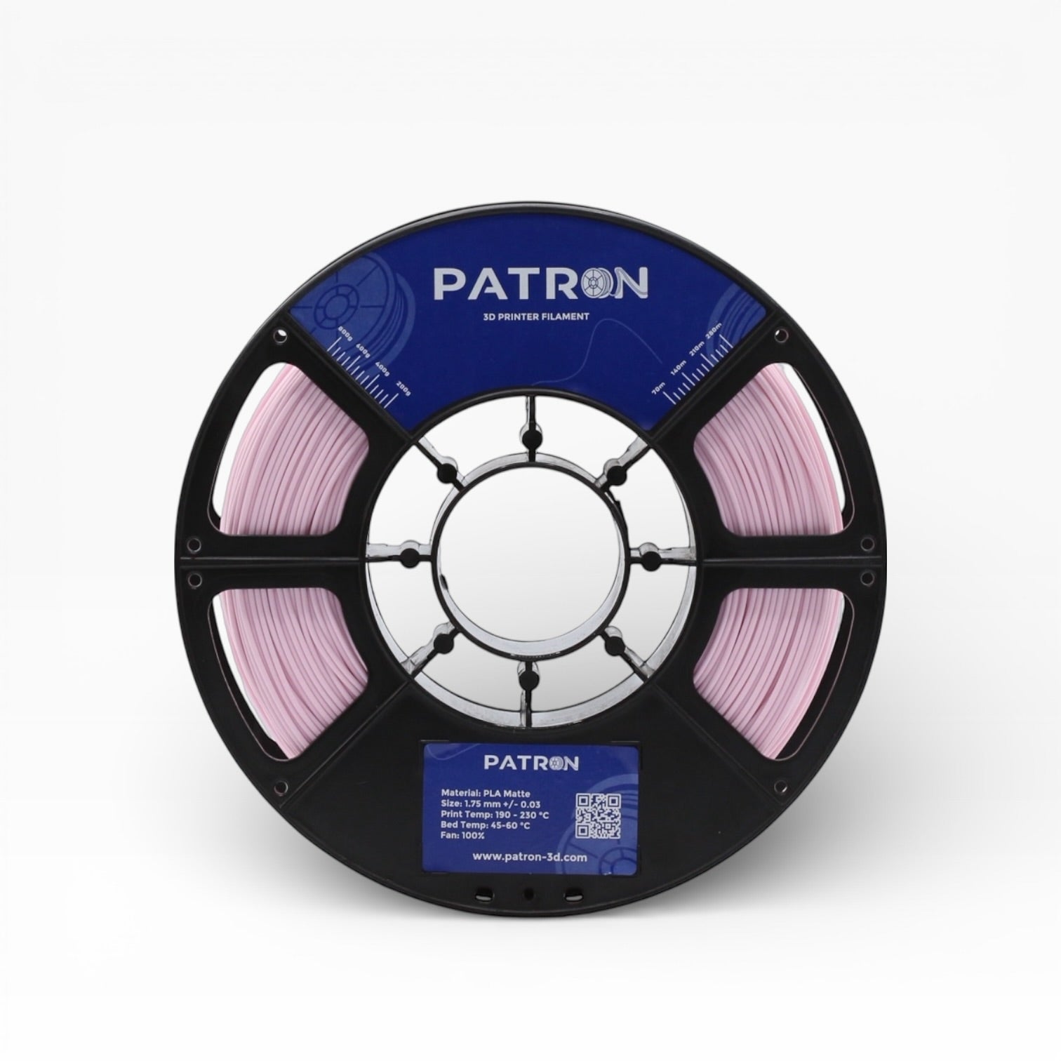 Patron Matte PLA 3D Printer Filament — Flamingo Pink