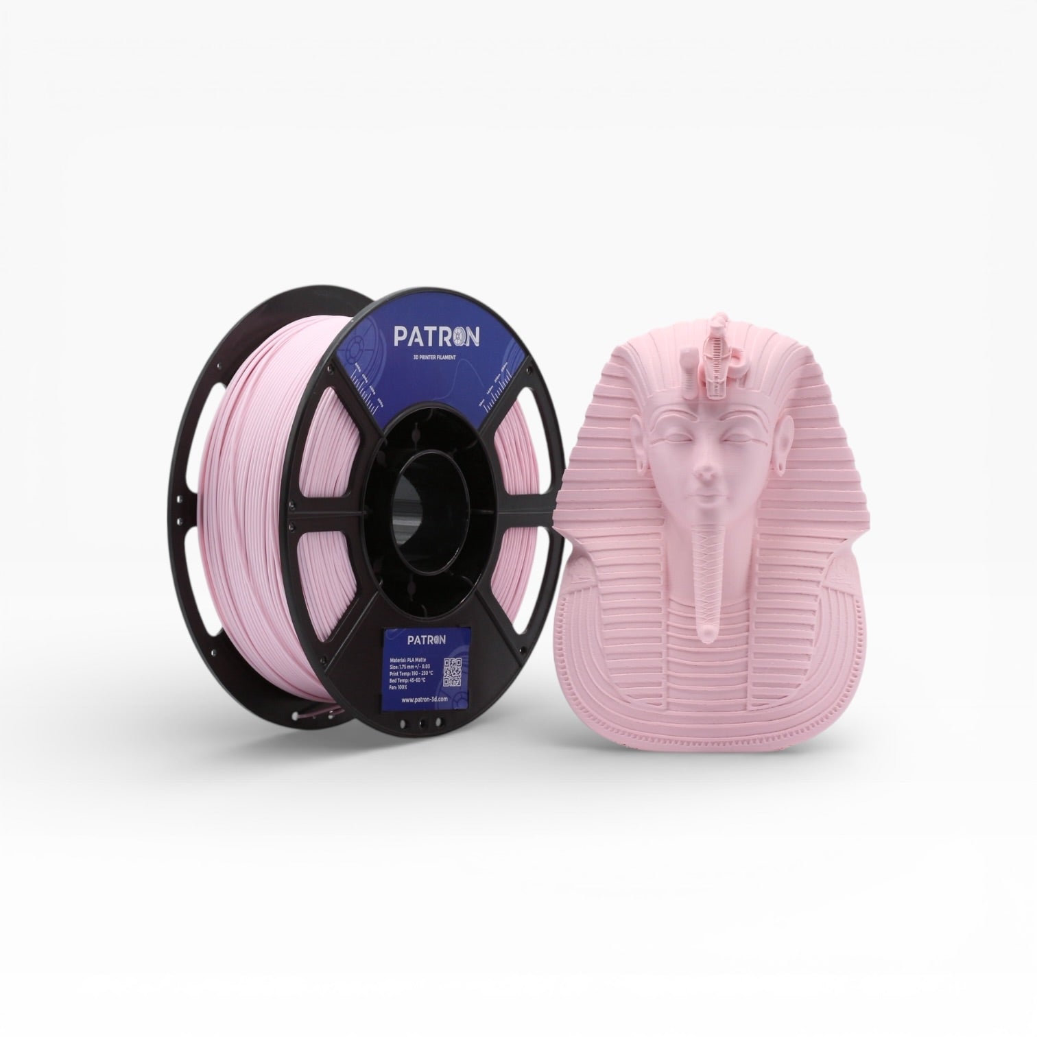 Patron Matte PLA 3D Printer Filament — Flamingo Pink