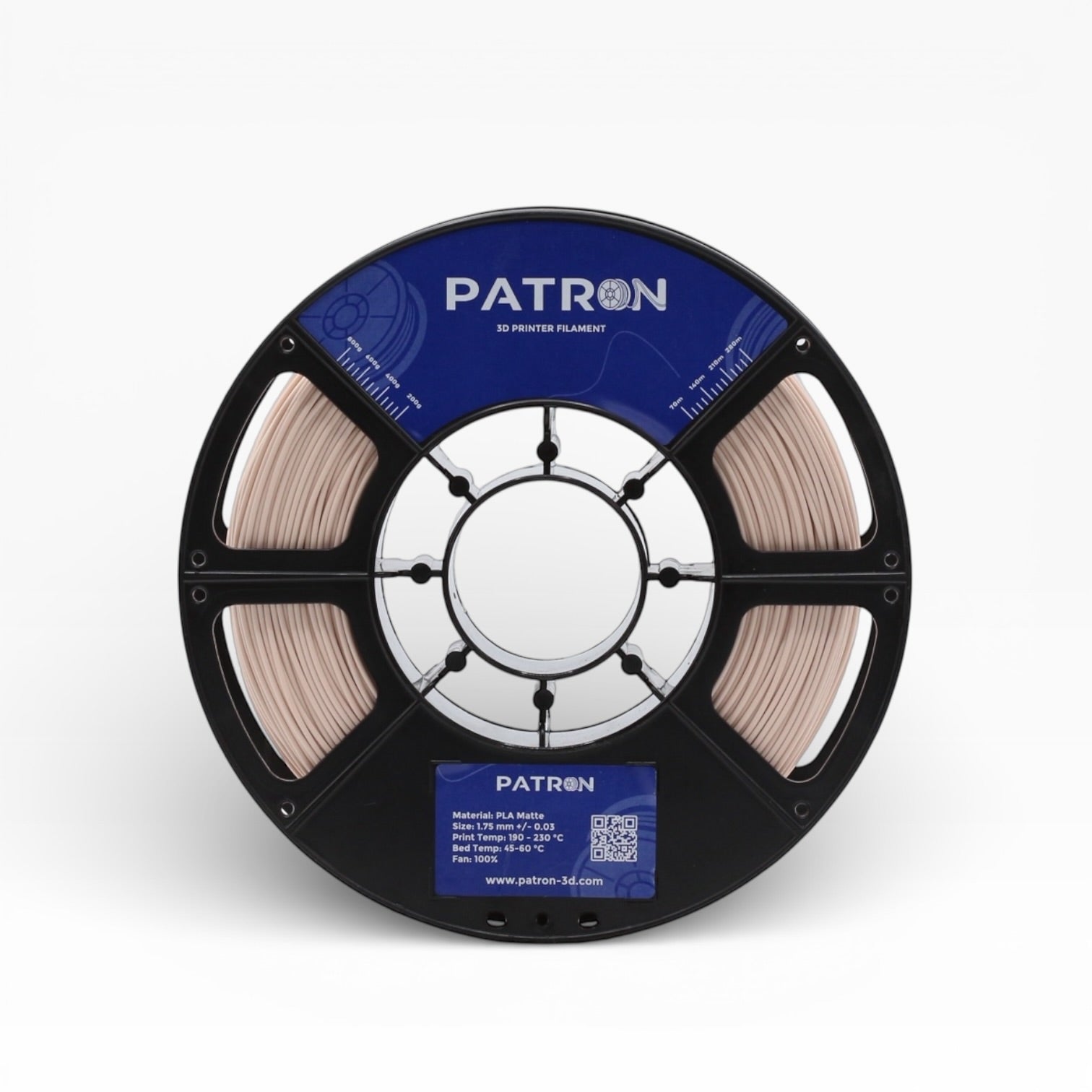 Patron Matte PLA 3D Printer Filament — Ivory