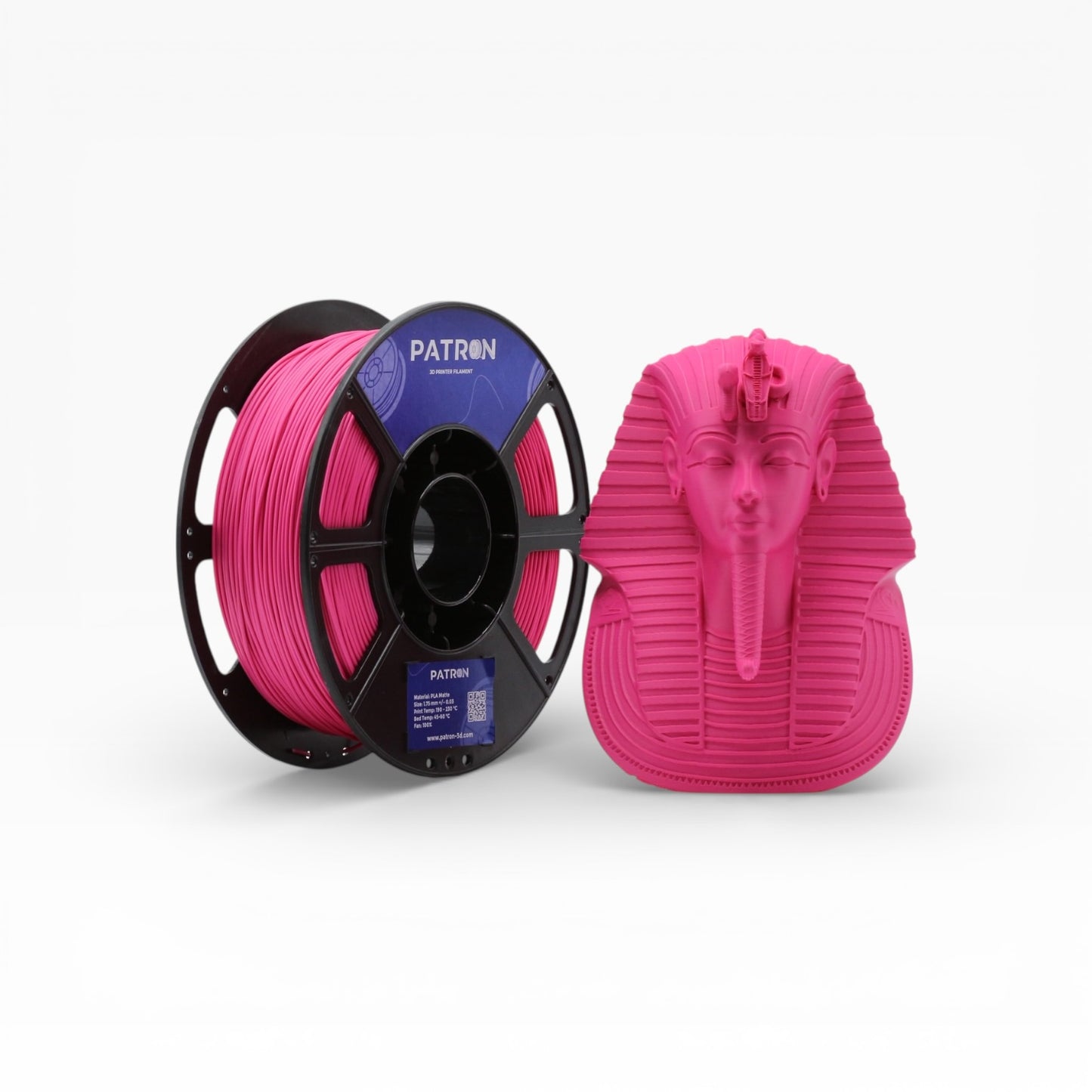 Patron Matte PLA 3D Printer Filament — Plum