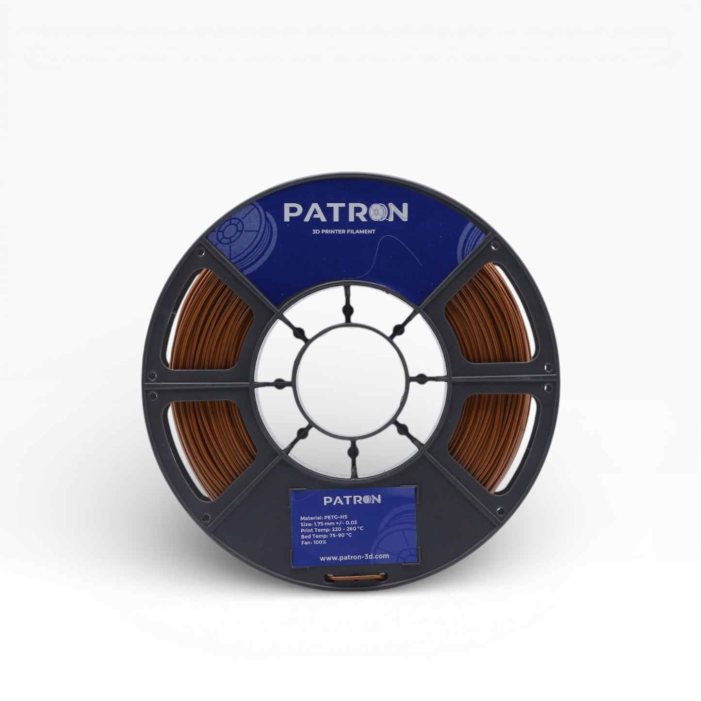 Patron PETG HS 3D Printer Filament — Brown