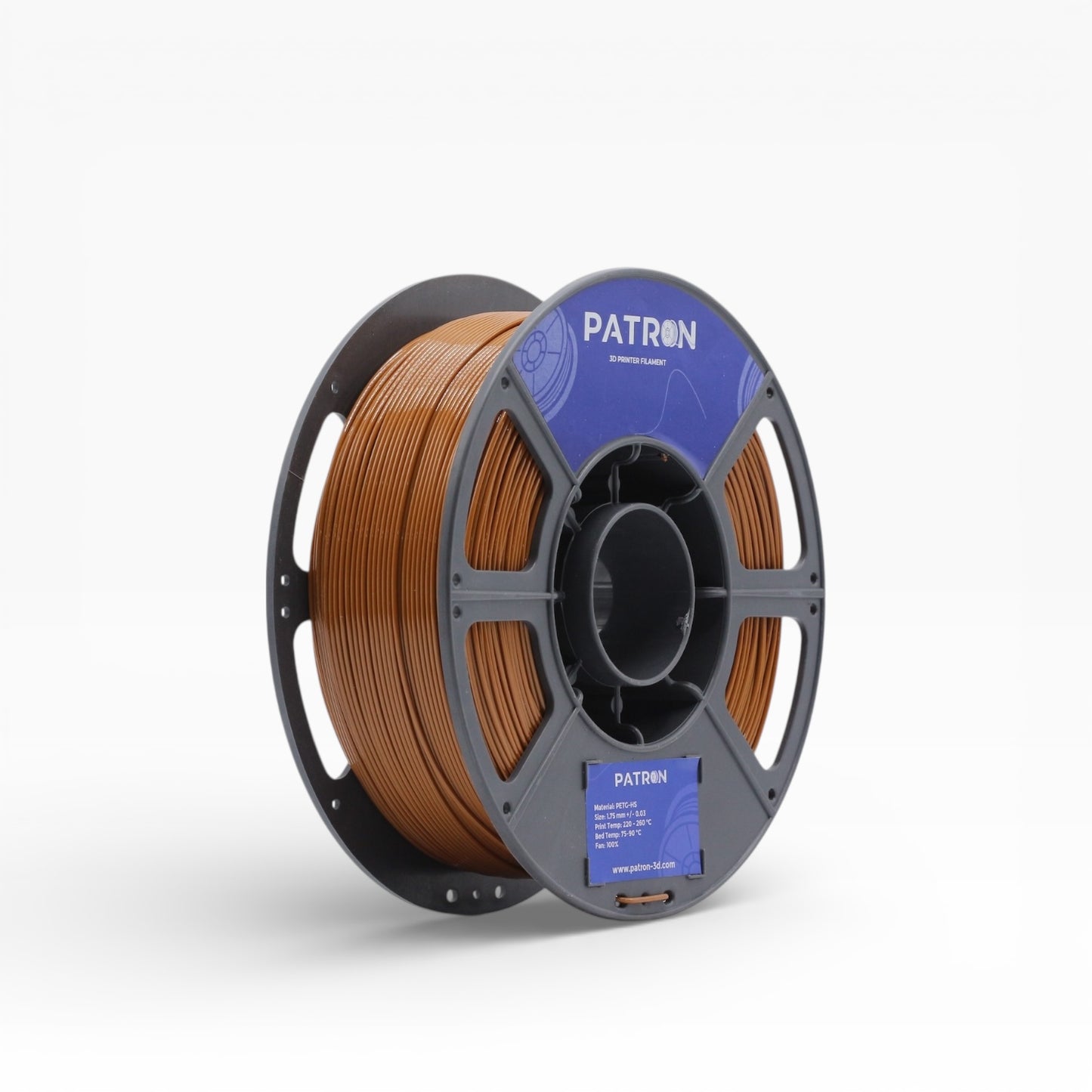 Patron PETG HS 3D Printer Filament — Brown