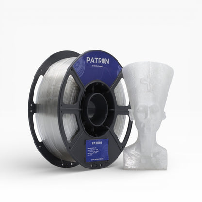 Patron PETG HS 3D Printer Filament — Clear