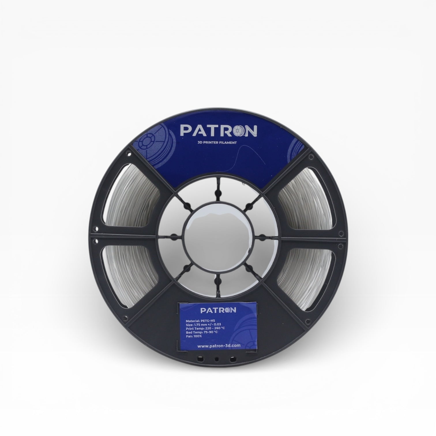 Patron PETG HS 3D Printer Filament — Clear