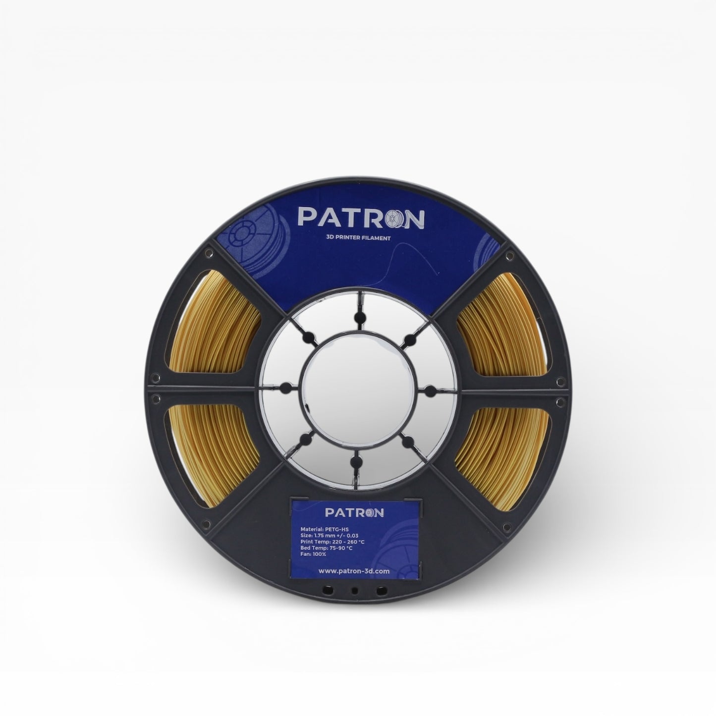 Patron PETG HS 3D Printer Filament — Gold