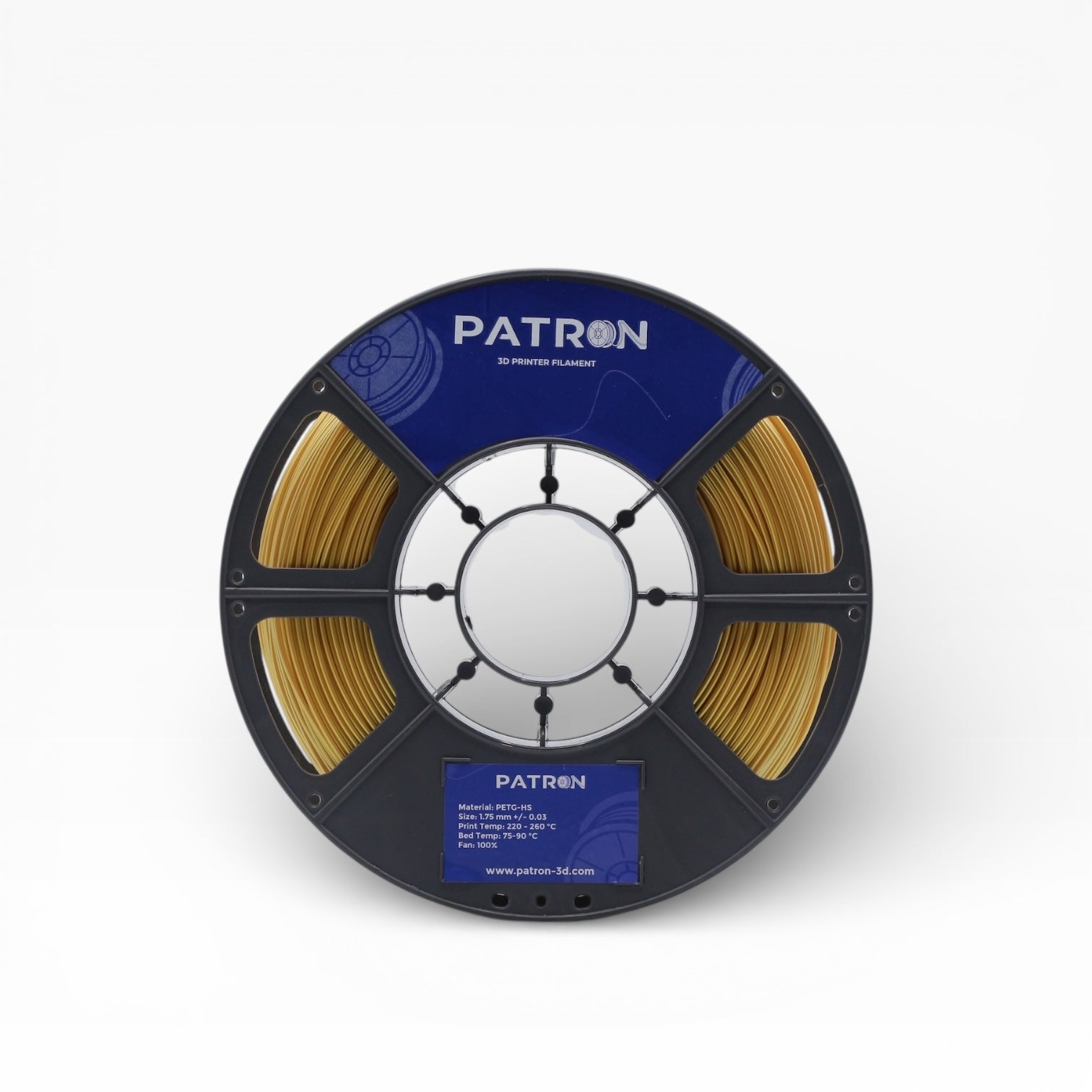 Patron PETG HS 3D Printer Filament — Gold