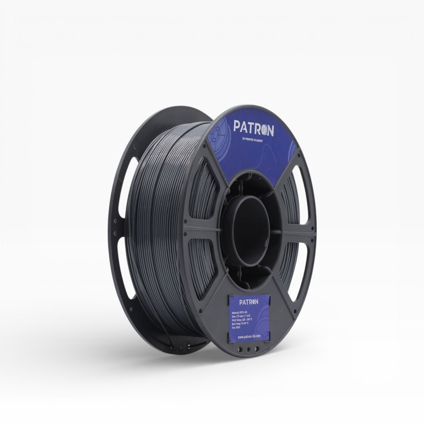 Patron PETG HS 3D Printer Filament — Grey