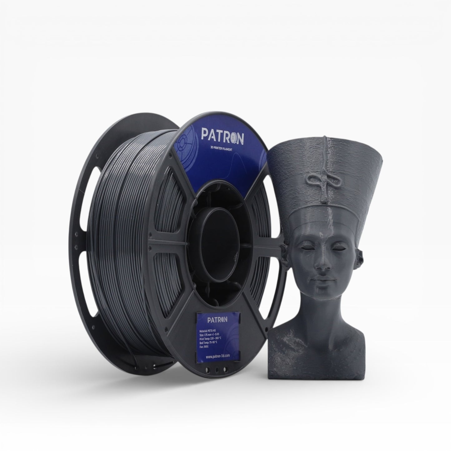 Patron PETG HS 3D Printer Filament — Grey