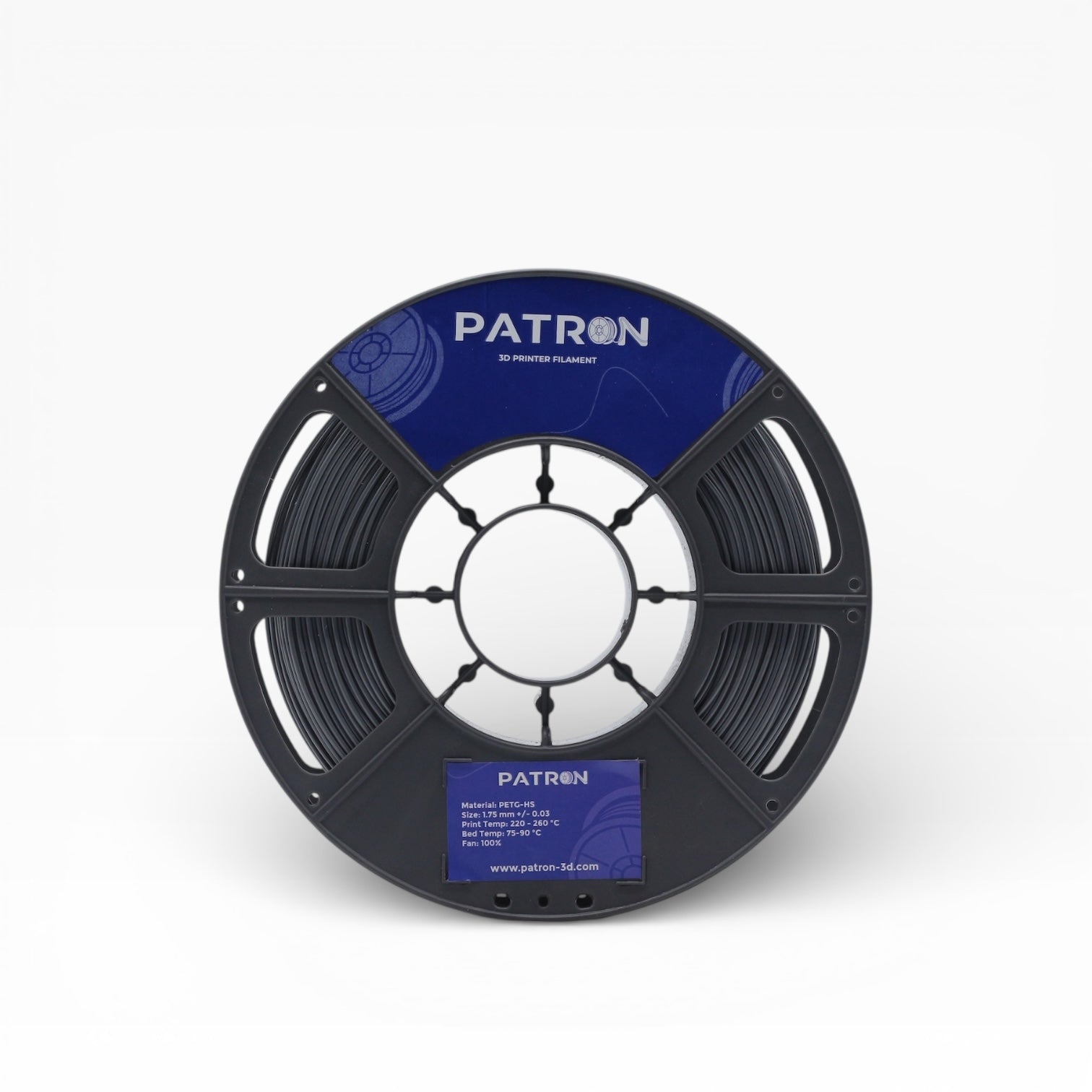 Patron PETG HS 3D Printer Filament — Grey