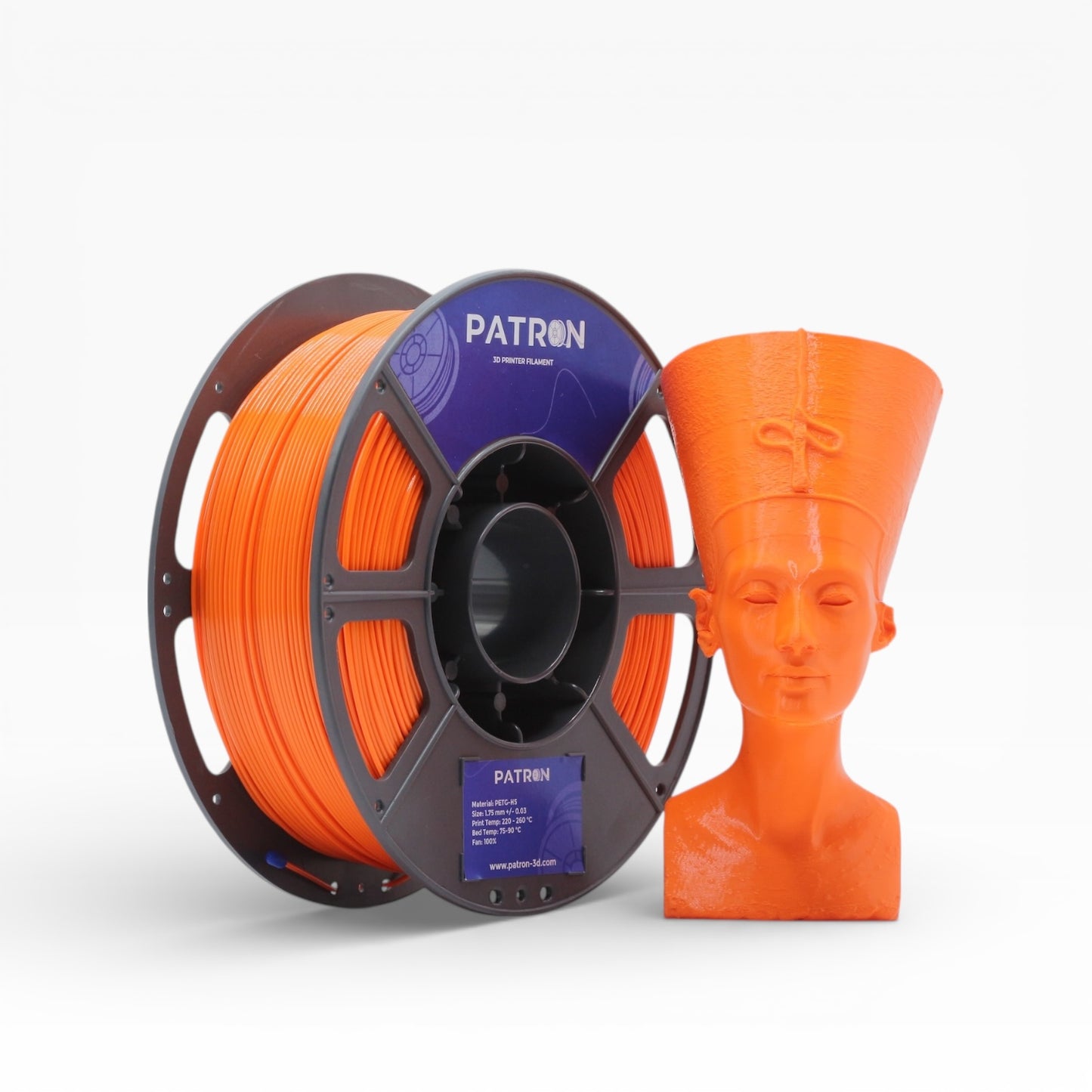 Patron PETG HS 3D Printer Filament — Orange