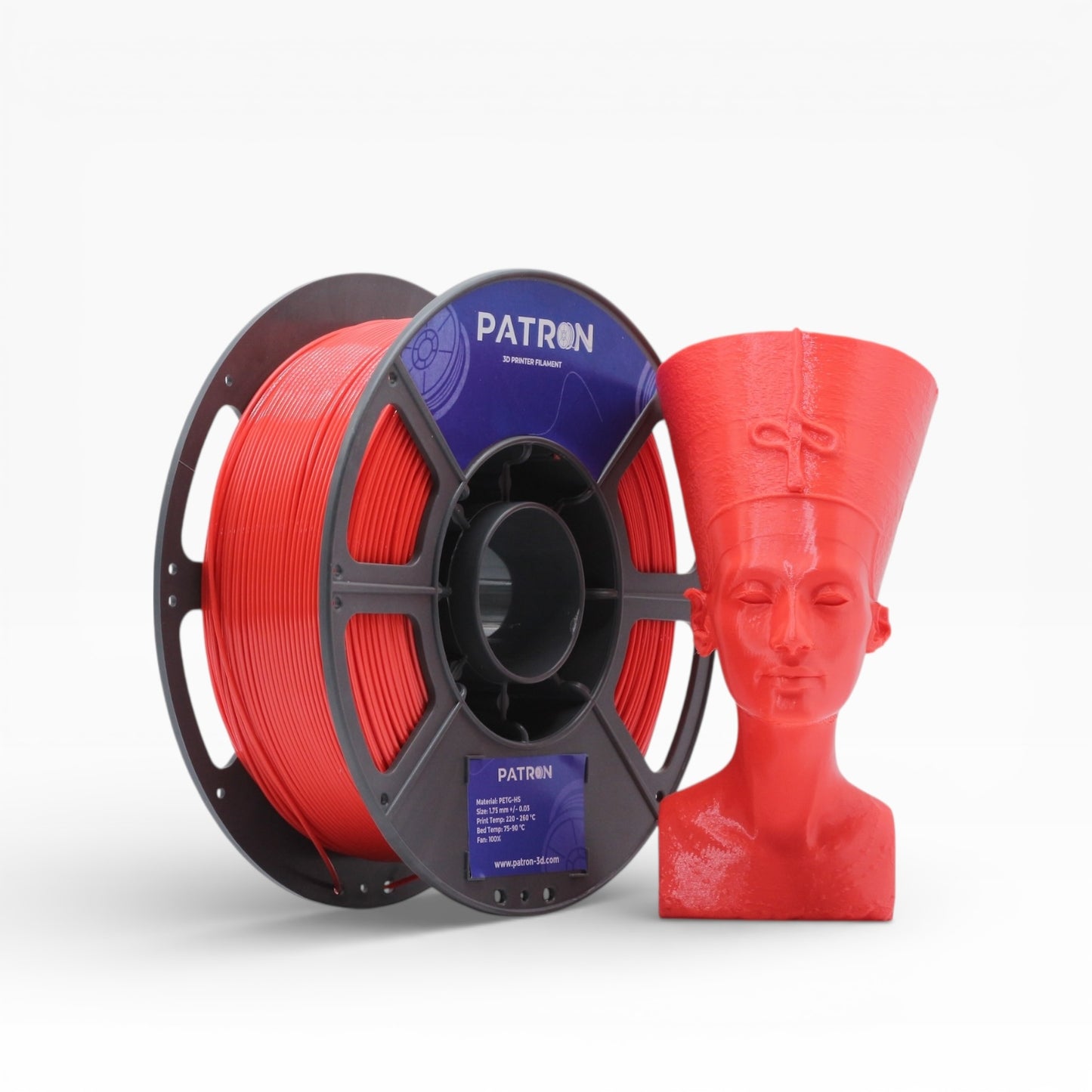 Patron PETG HS 3D Printer Filament — Red