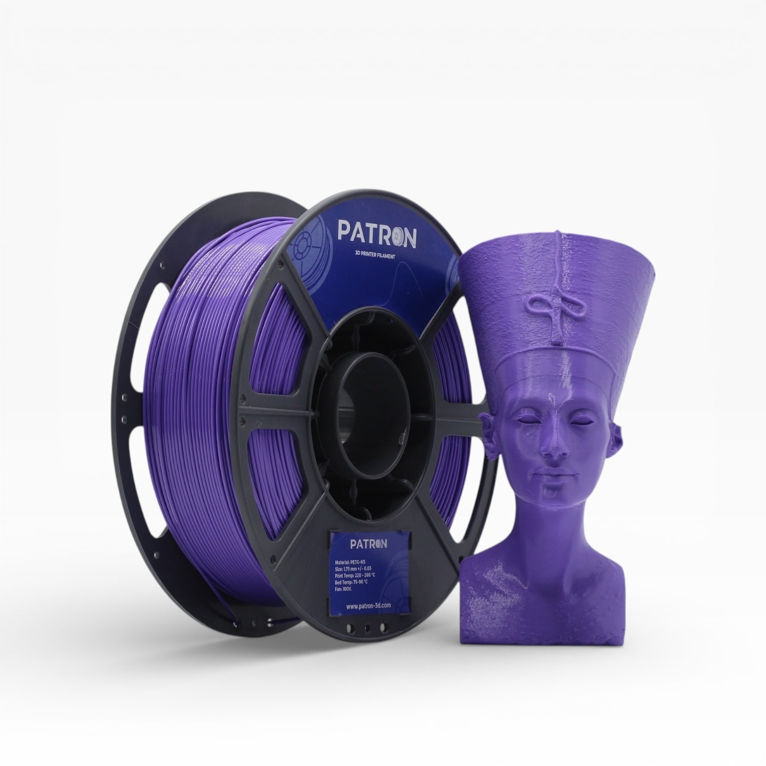 Patron PETG HS 3D Printer Filament — Violet