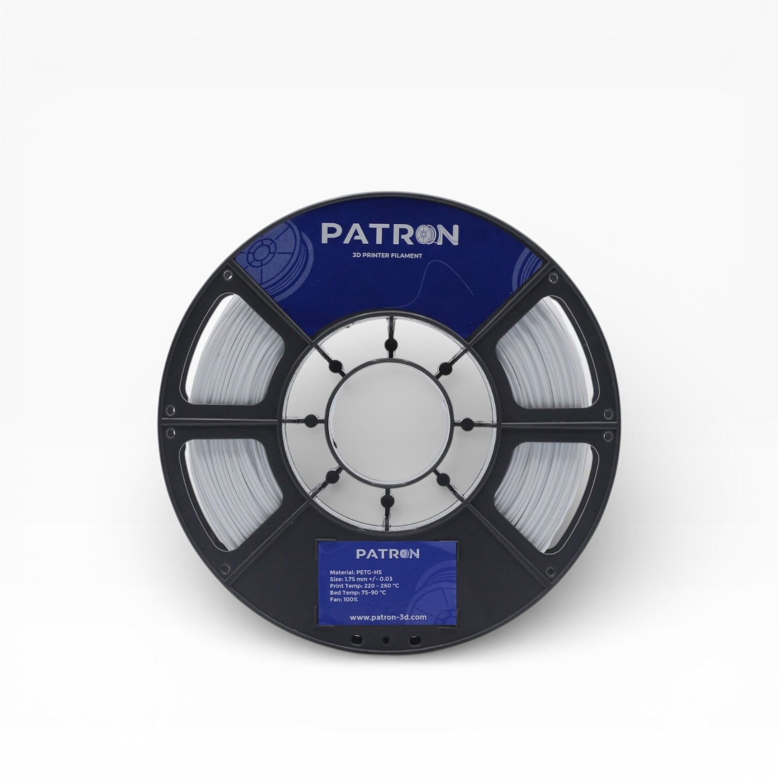 Patron PETG HS 3D Printer Filament — White