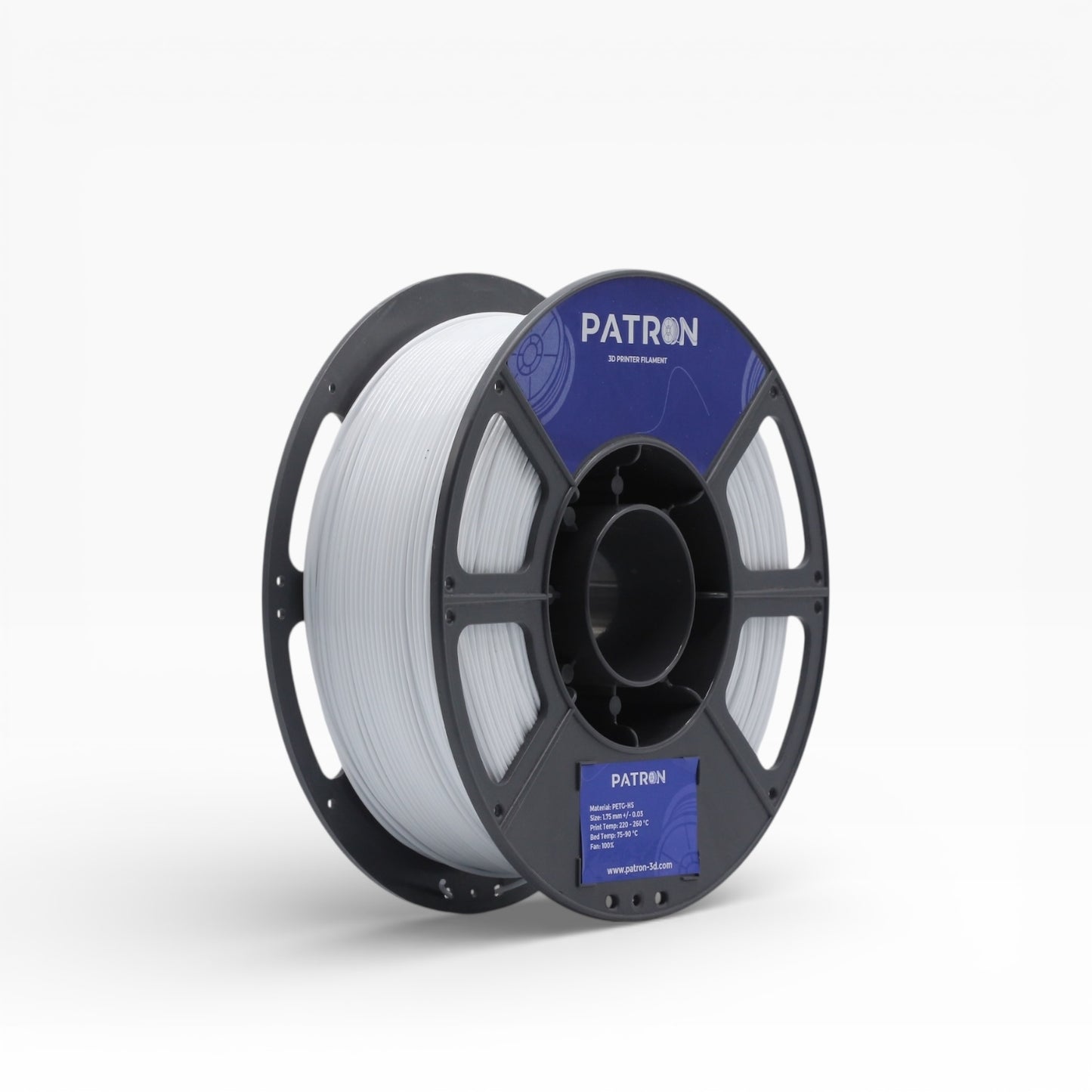 Patron PETG HS 3D Printer Filament — White