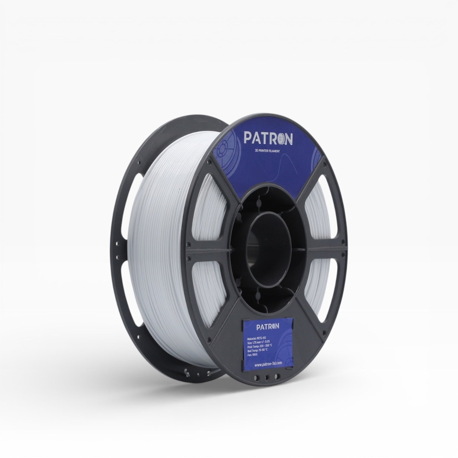 Patron PETG HS 3D Printer Filament — White