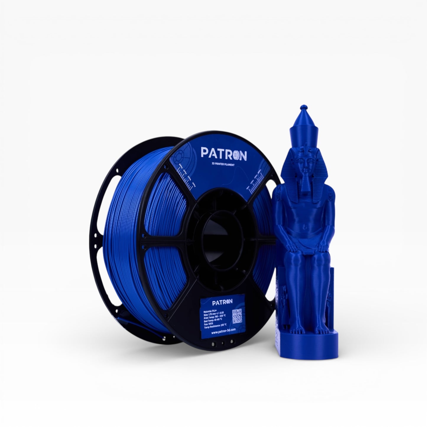 Patron PLA+ 3D Printer Filament — Blue