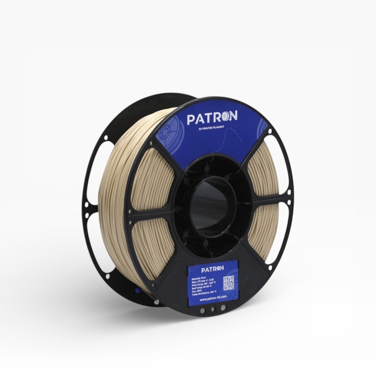 Patron PLA+ 3D Printer Filament — Bone White