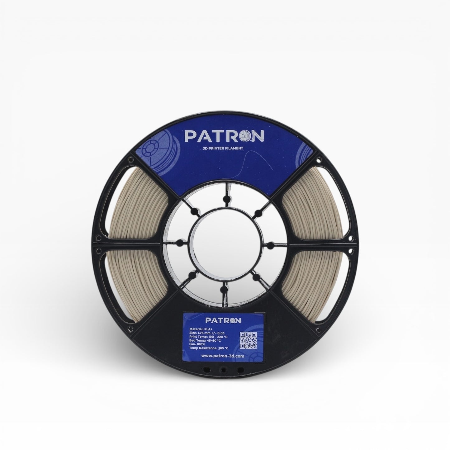 Patron PLA+ 3D Printer Filament — Bone White