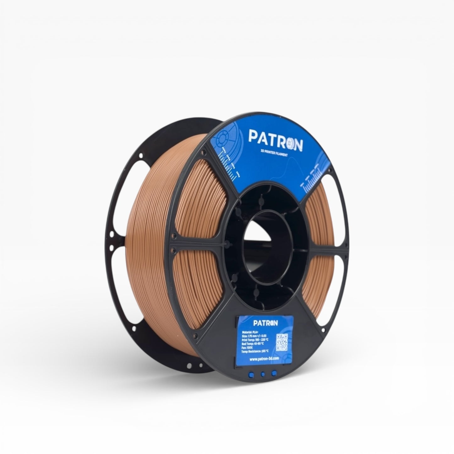 Patron PLA+ 3D Printer Filament — Brown
