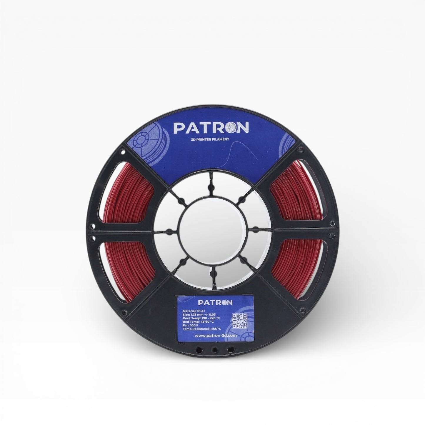 Patron PLA+ 3D Printer Filament — Burgundy