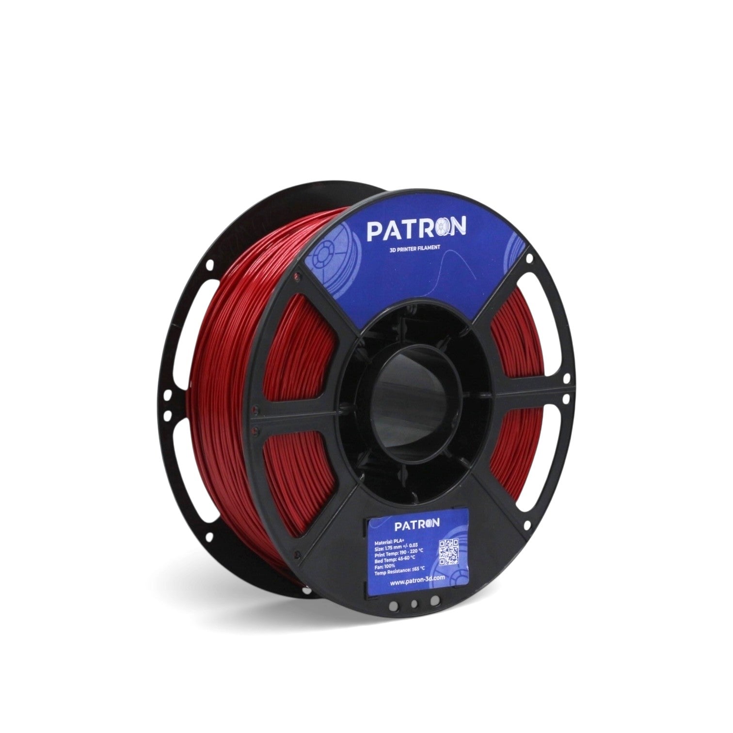 Patron PLA+ 3D Printer Filament — Burgundy