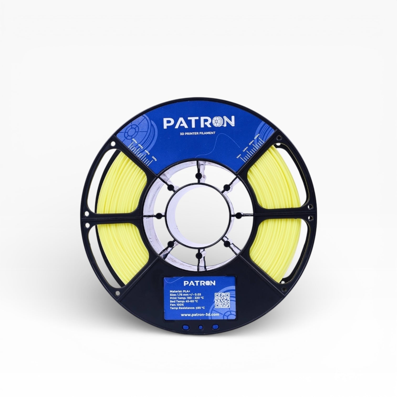 Patron PLA+ 3D Printer Filament — Canary Yellow