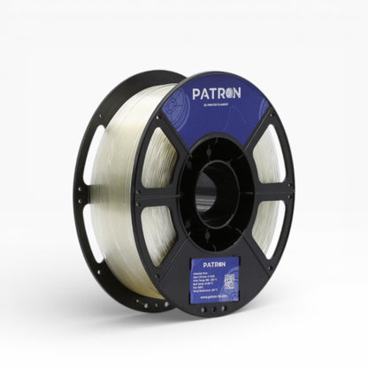 Patron PLA+ 3D Printer Filament — Clear